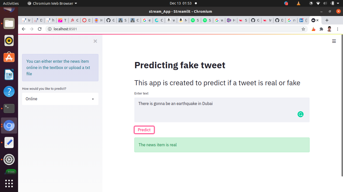 fake tweet prediction